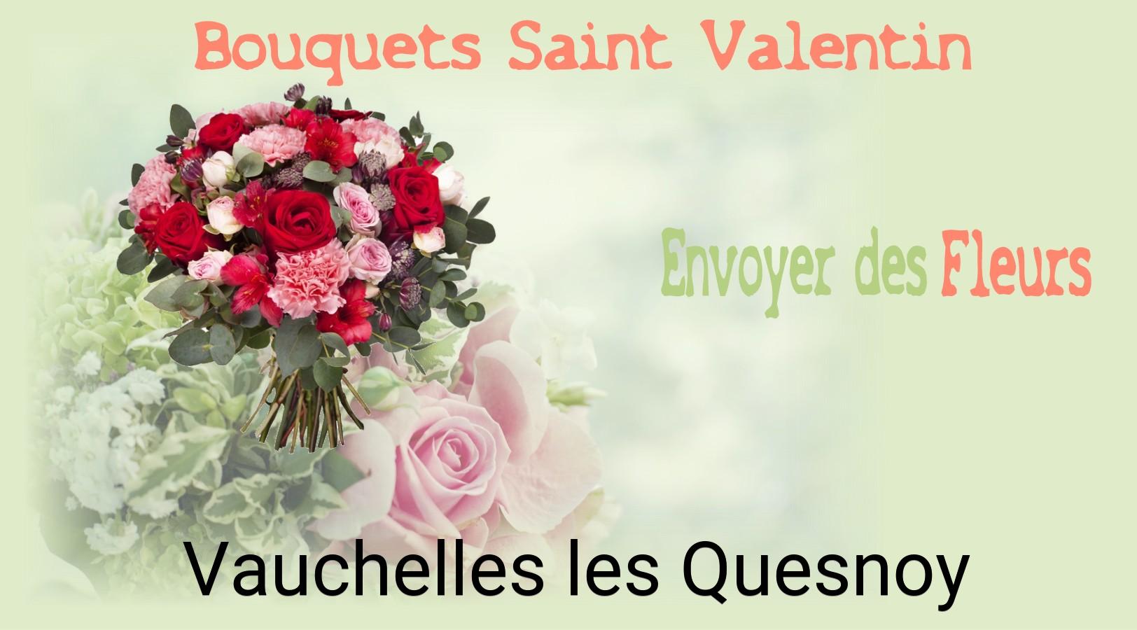 Roses de Saint-Valentin livrées à Vauchelles-les-Quesnoy